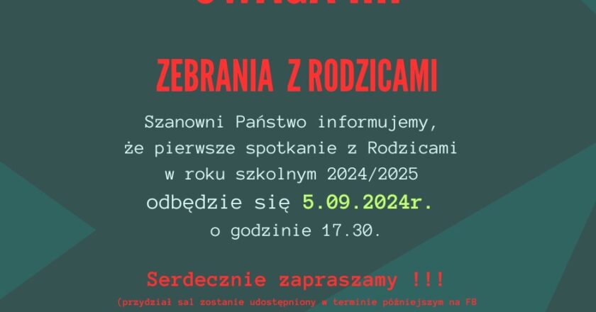 ROZPOCZĘCIE ROKU