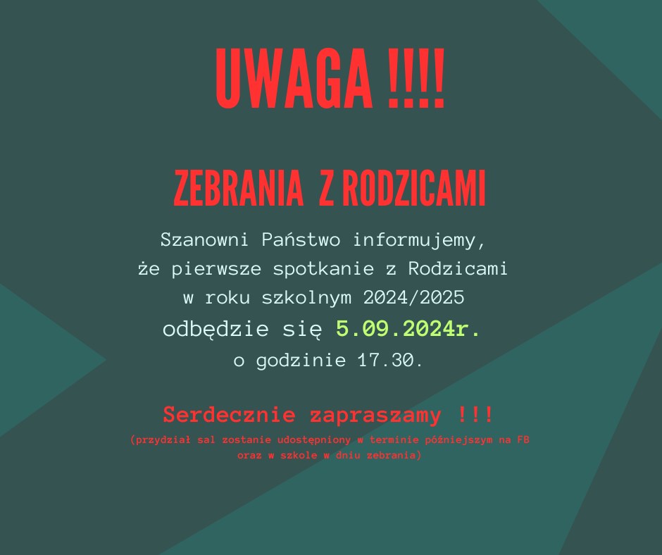 ROZPOCZĘCIE ROKU